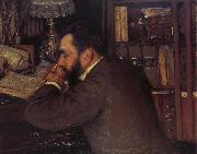Gustave Caillebotte Portrait oil painting artist